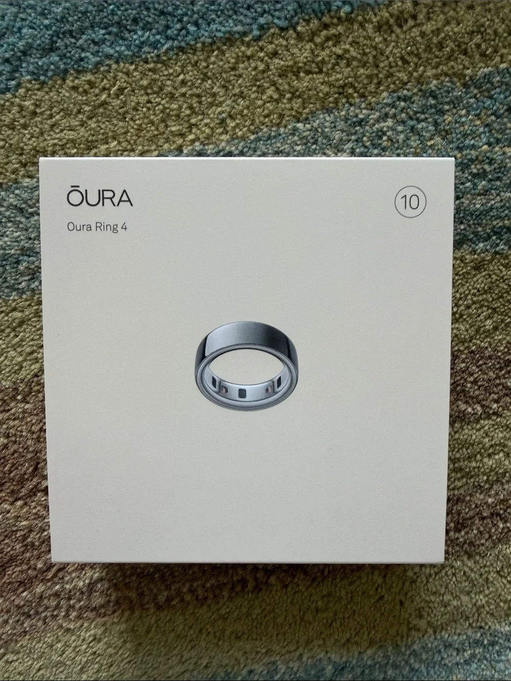 Oura Ring 4 Silver - Size 10 New in Sealed Boxed